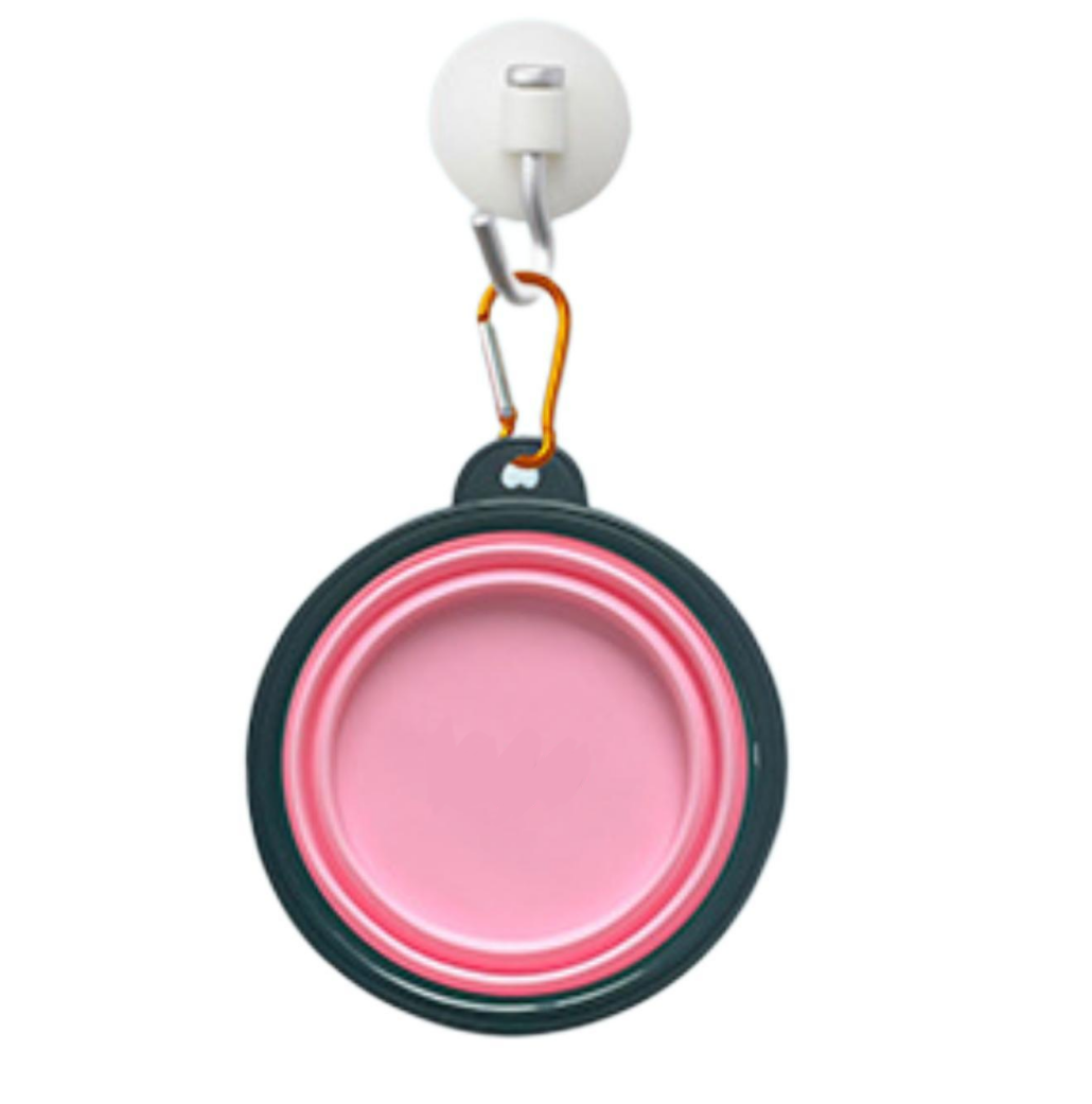 Collapsible Dog Bowl with Carabiner